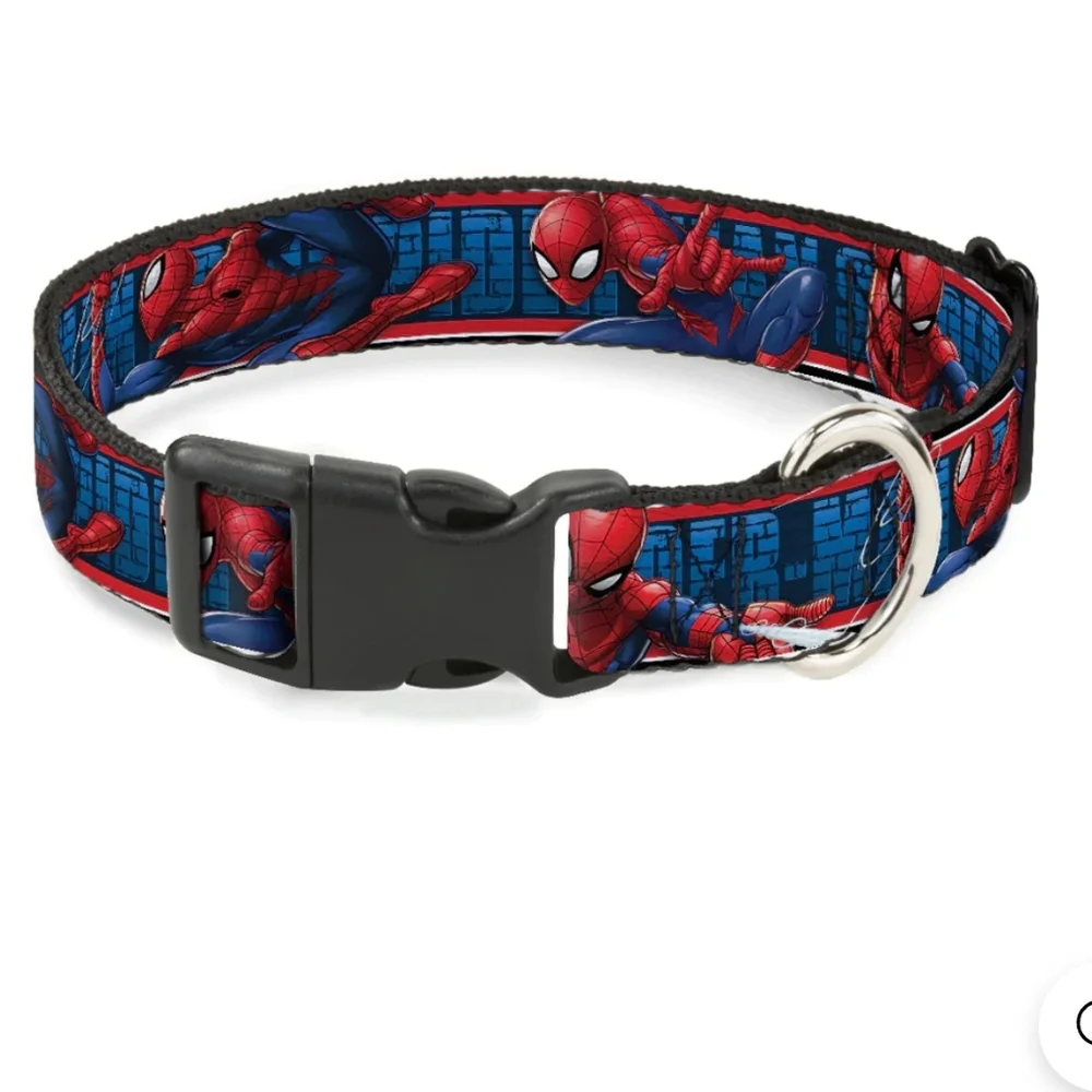 Spider Man Dog Leash and Collar Set